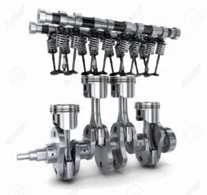 Perkins engine parts set ak 1004-40t: crankshaft, pistons and valves
