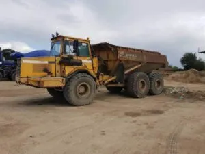 Volvo articulated dump truck
