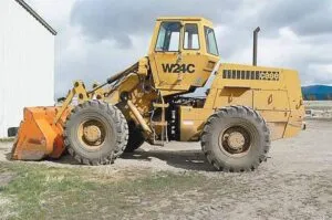 Parts from dismantling for case w24c front loader