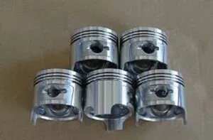 Komatsu 6d125 piston – set of 5 pistons