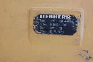 Liebherr lpvd 100 hydraulic pump for excavator