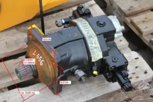 Liebherr l556 hydraulic pump second hand – detailed specifications (dimensions: 14. 4 cm x 15. 95 cm, d 44 mm, 21 teeth)