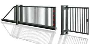 Industrial self-supporting metal gate