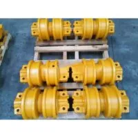 Yellow roller for Dressta TD40 bulldozer