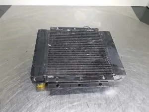 Oil cooler for liebherr l507 front loader
