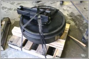 Guide wheel for excavator case cx225