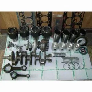 Complete set of parts for case machinery engine