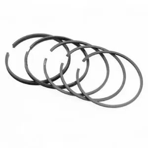 Piston segment set for perkins engine, mounted on massey ferguson