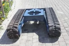Complete chassis with tracks for Kubota machinery
