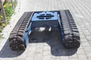 Complete chassis with tracks for kubota machinery