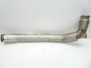 Flexible exhaust muffler for dpf lf e6