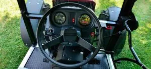 Steering wheel and dashboard for volvo excavator/backhoe