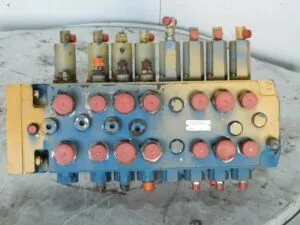 Hydraulic distributor for liebherr a308 machinery