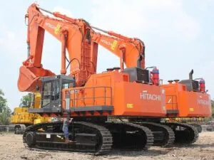 Dismantling hitachi excavator ex1200