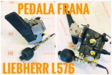 Liebherr L576 brake pedal