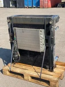 Ok mh66 radiator mounted on epal pallet, in used condition