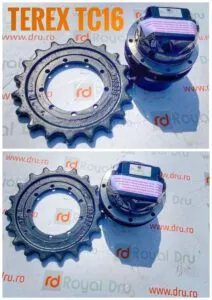 Final drive terex tc16 – pinion and final motor